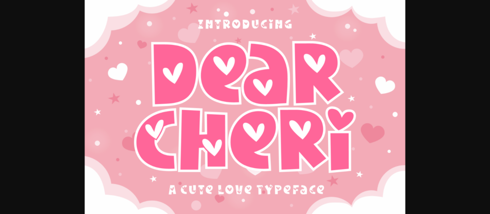 Dear Cheri Font Poster 1