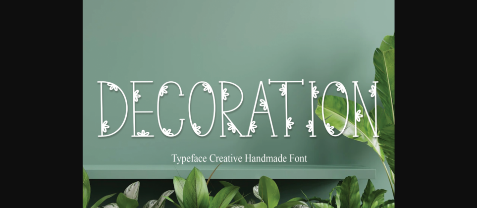 Decoration Font Poster 1