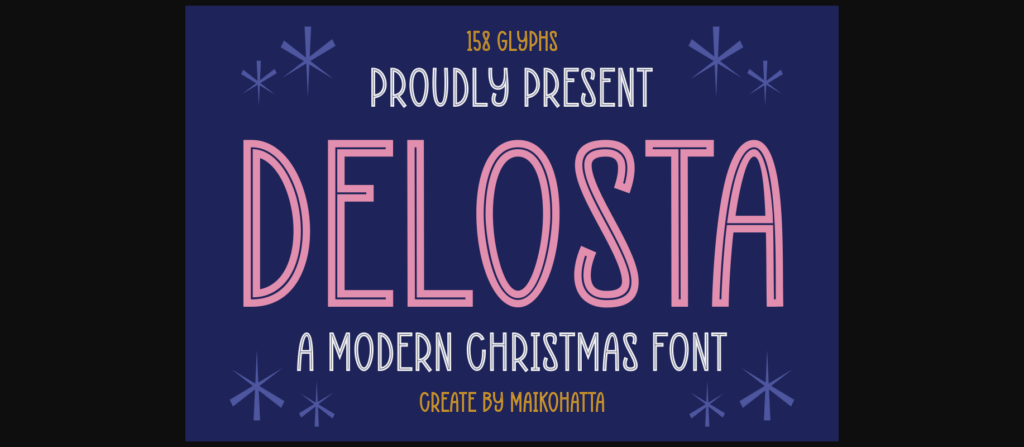 Deslosta Font Poster 1