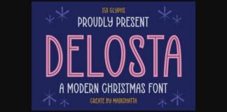 Deslosta Font Poster 1