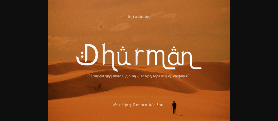 Dhurman Font Poster 3