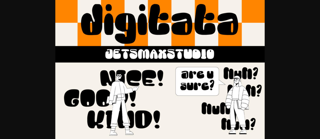 Digitata Font Poster 7