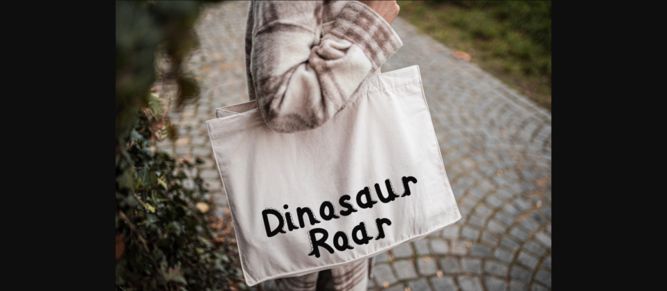 Dinosaurs Roar Font Poster 7
