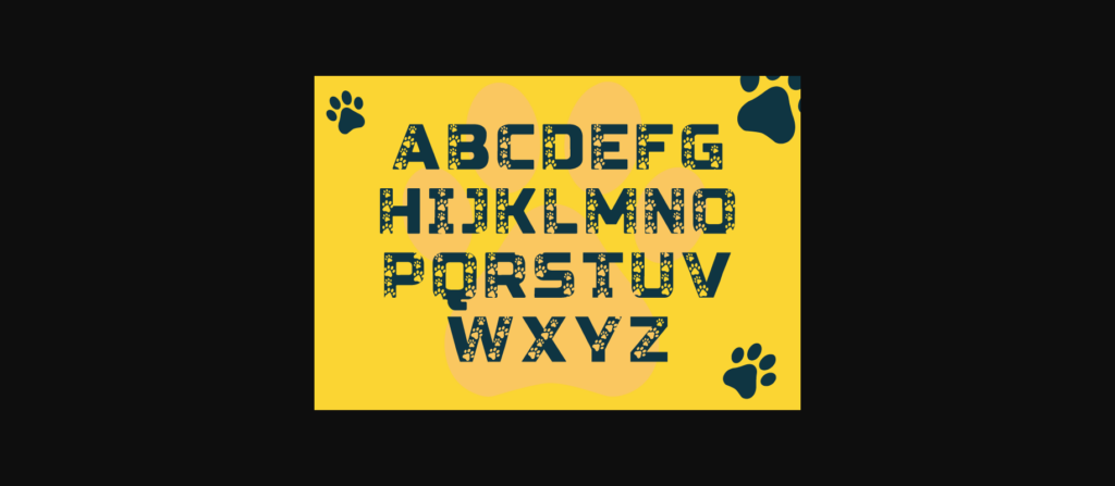 Dog Love Font Poster 5