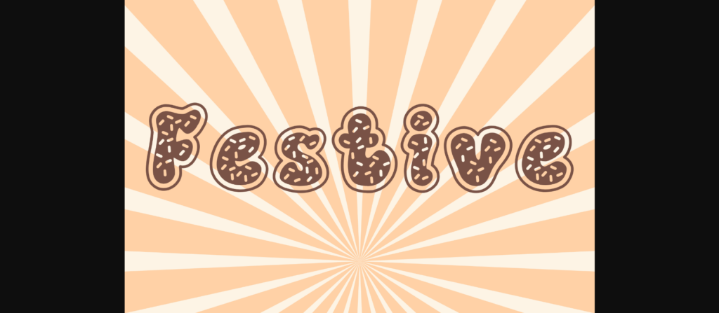 Donut Font Poster 5