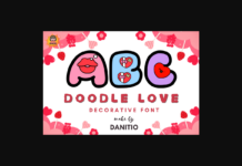 Doodle Love Font Poster 1