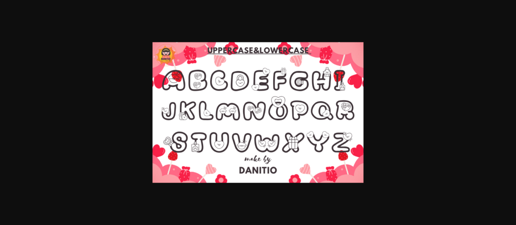 Doodle Love Font Poster 4