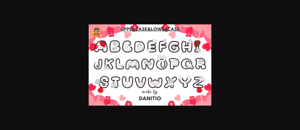 Doodle Love Font Poster 2