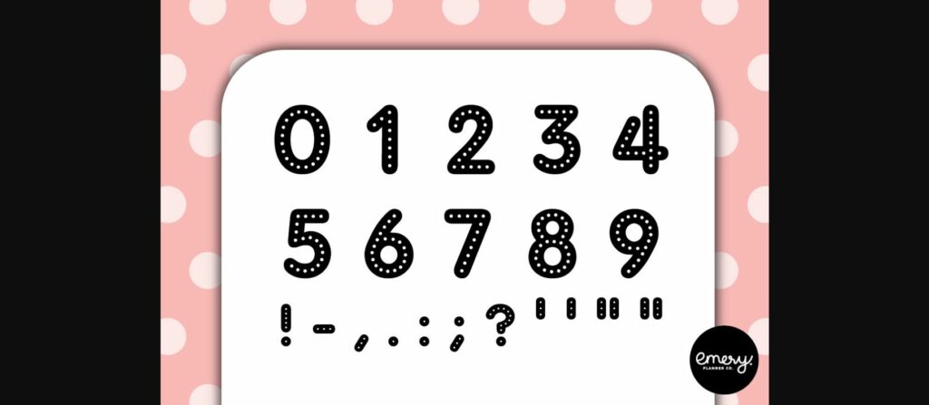 Dot Dream Font Poster 5