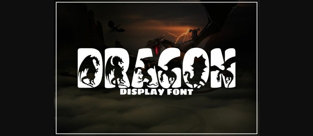 Dragon Font Poster 3