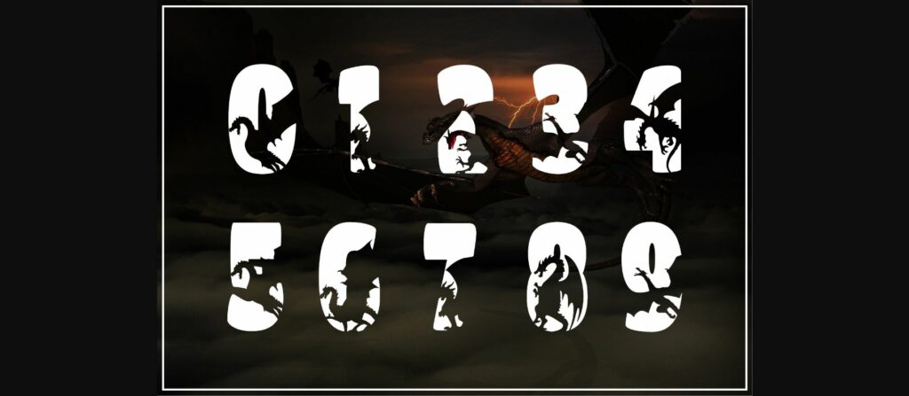 Dragon Font Poster 5