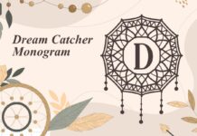 Dream Catcher Monogram Font Poster 1