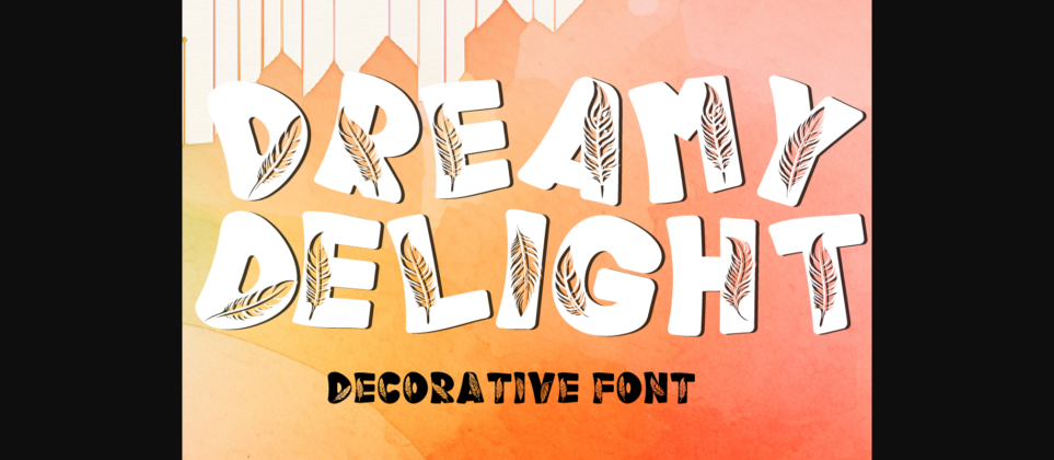 Dreamy Delight Font Poster 3