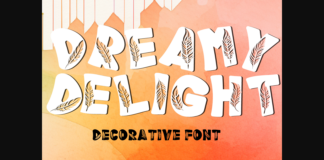 Dreamy Delight Font Poster 1