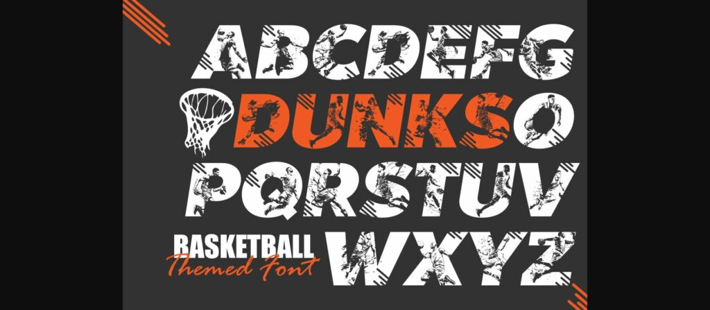 Dunks Font Poster 4