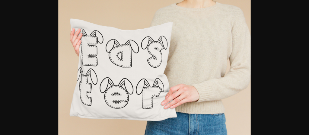 Easter Bunny Font Poster 6