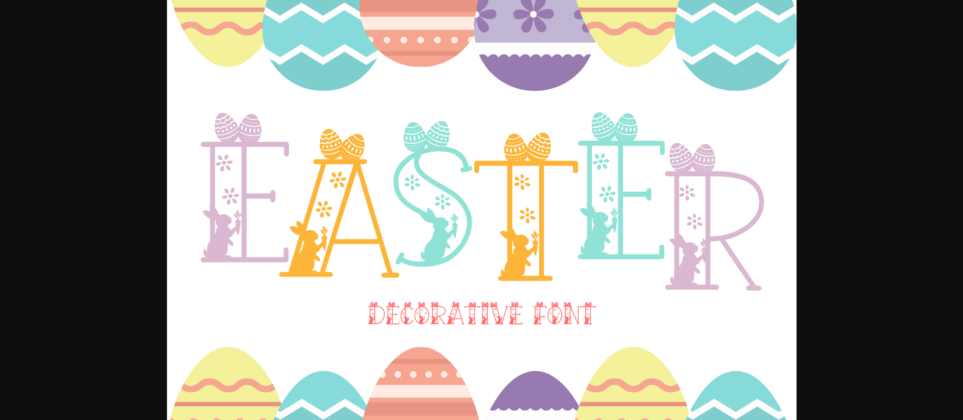 Easter Day Font Poster 1