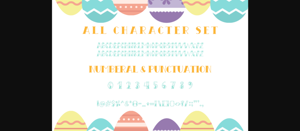 Easter Day Font Poster 5