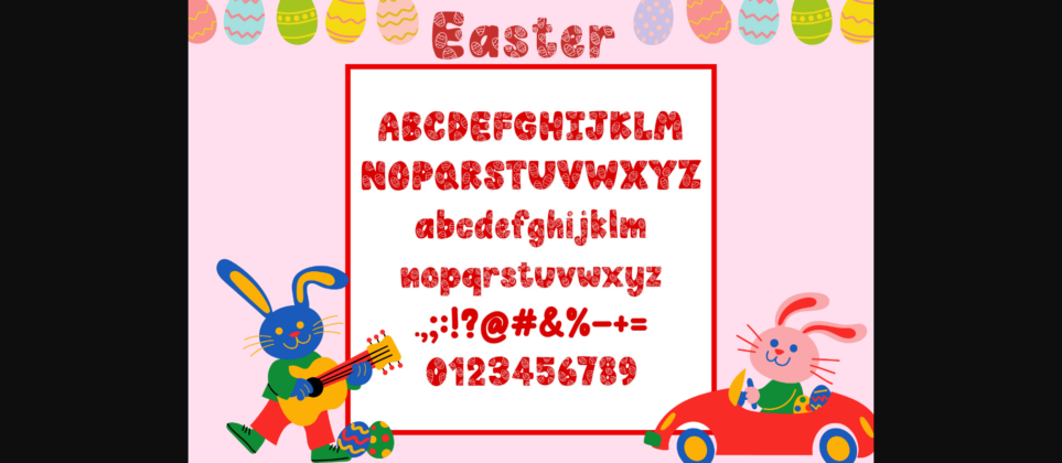 Easter Font Poster 9