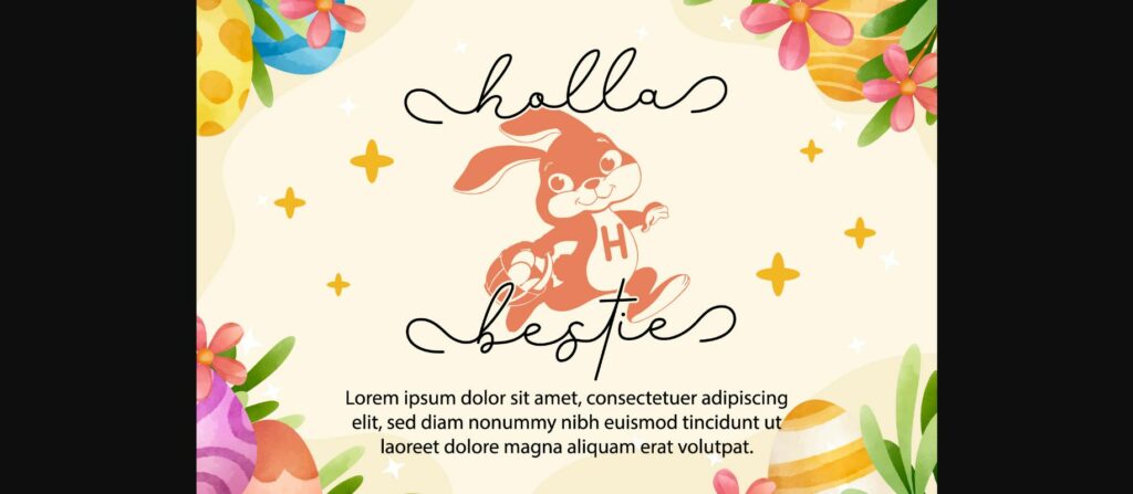 Easter Font Poster 5