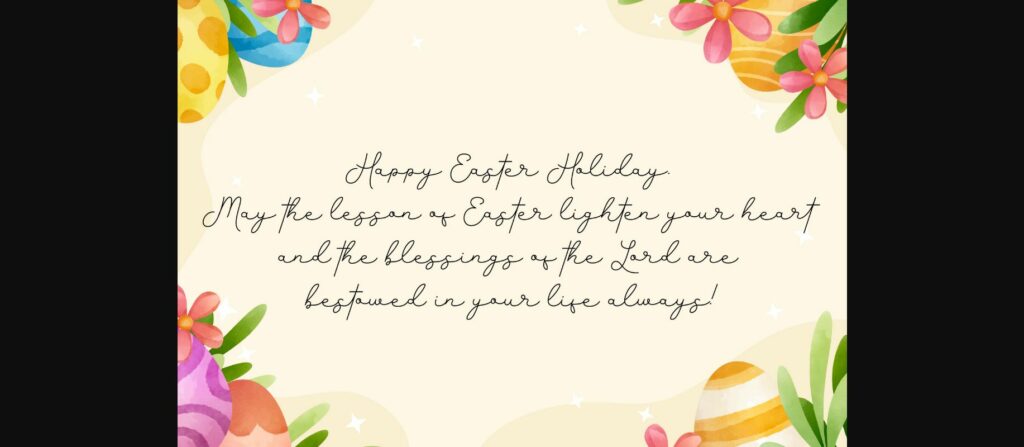 Easter Font Poster 6