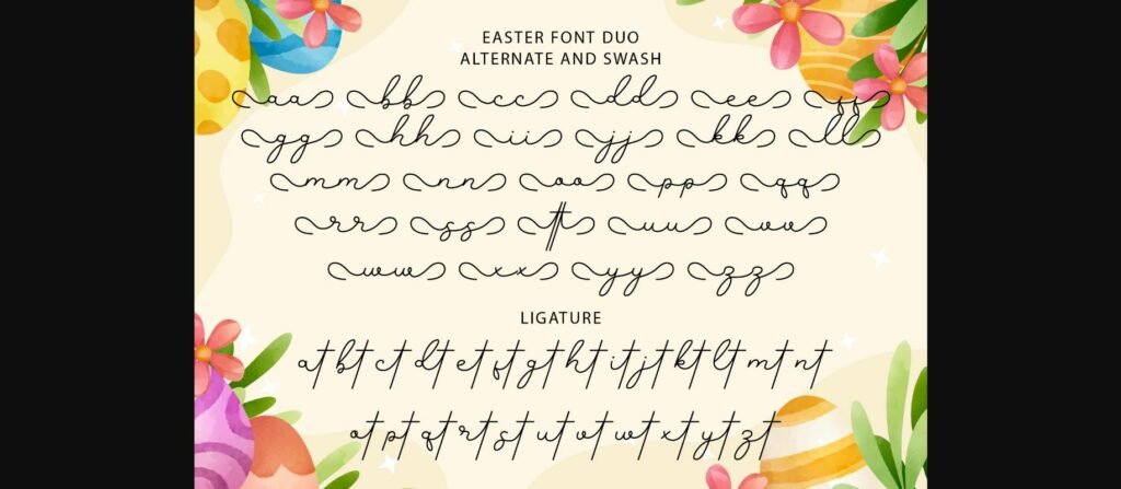 Easter Font Poster 10