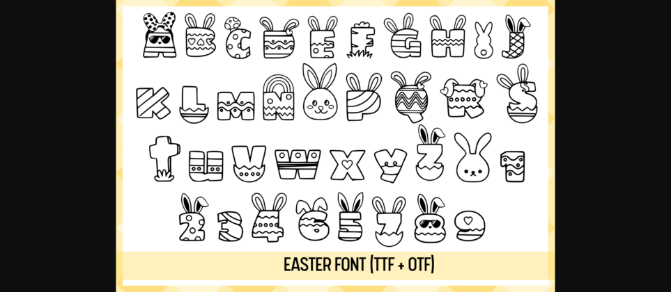 Easter Font Poster 4