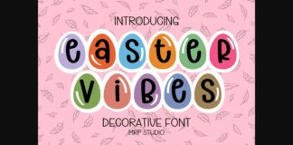 Easter Vibes Font Poster 1