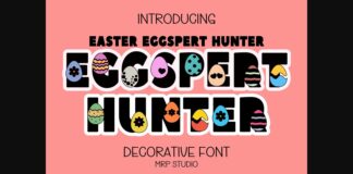 Eggspert Hunter Font Poster 1