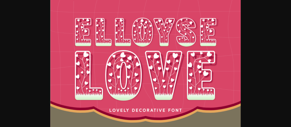 Elloyse Love Font Poster 1