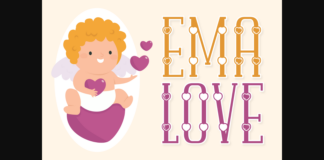 Ema Love Font Poster 1