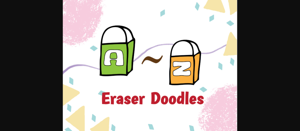 Eraser Doodles Font Poster 1