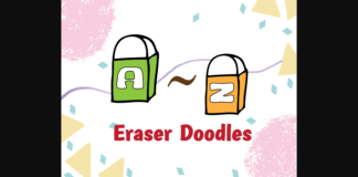 Eraser Doodles Font Poster 1
