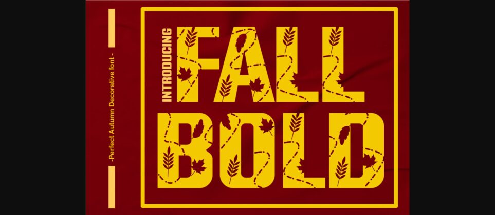 Fall Bold Font Poster 3