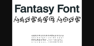 Fantasy Font Poster 1