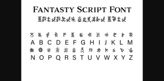 Fantasy Script 11 Font Poster 1