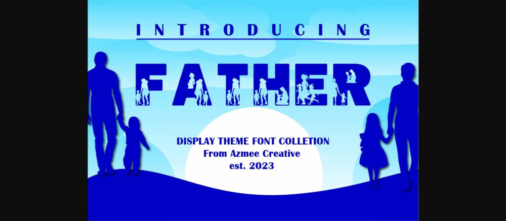 Father Font Poster 3