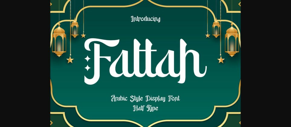 Fattah Font Poster 3