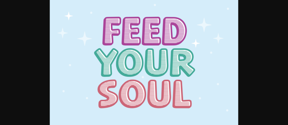 Feed Your Soul Font Poster 3