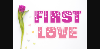 First Love Font Poster 1