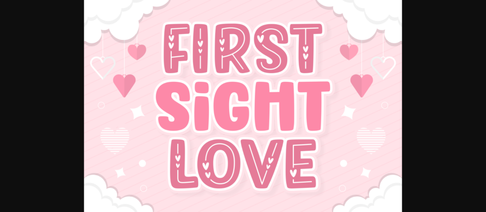 First Sight Love Font Poster 3