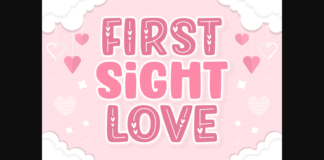 First Sight Love Font Poster 1