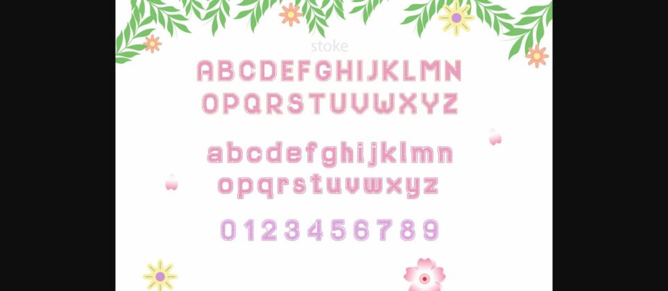 Florala Font Poster 11