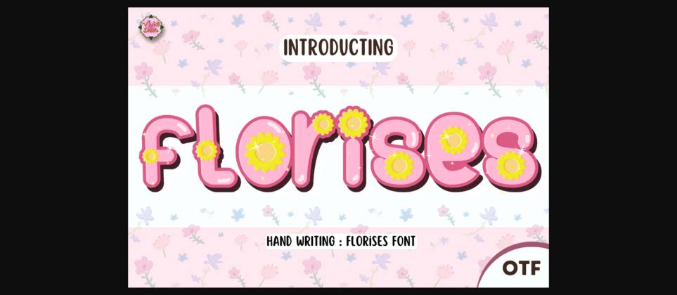 Florises Font Poster 3