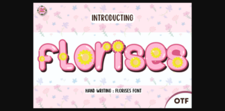 Florises Font Poster 1