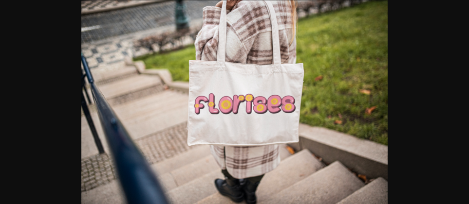 Florises Font Poster 7