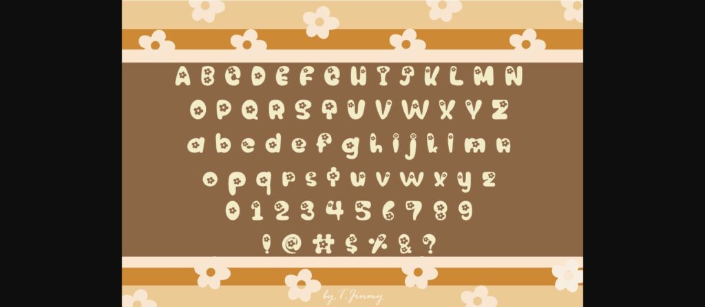 Floro Font Poster 4