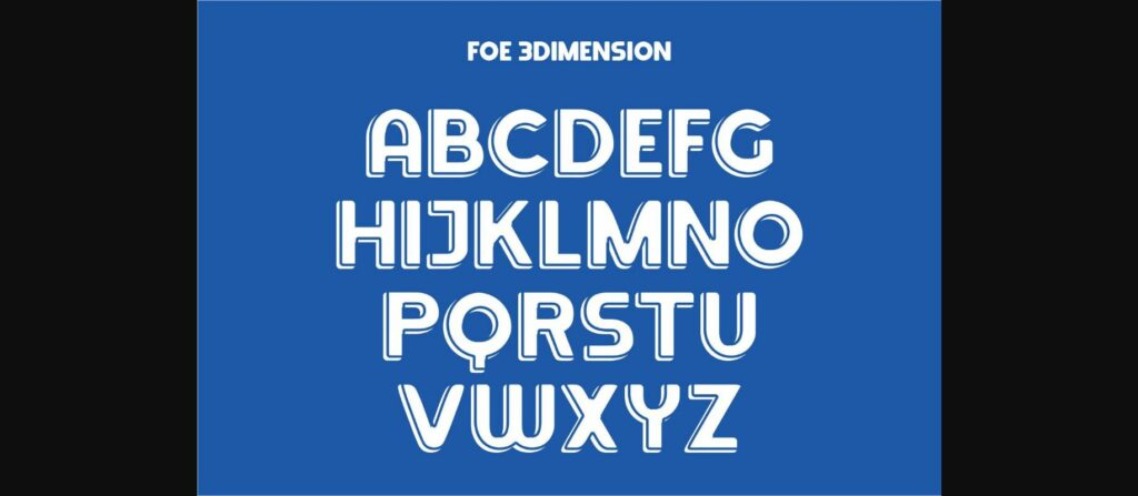 Fooe Fooe Font Poster 11