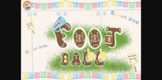 Football Font Poster 1