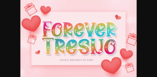 Forever Tresno Font Poster 1